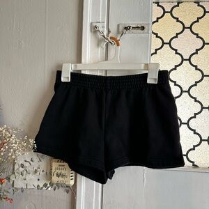 Aritzia TNA Black Extra Fleece Women's Shorts